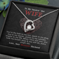 To My Smokin' Hot Wife - Gift For Wife - You Are Engine To My Life - Love Knot - To My Queen - To My Wife Necklace Anniversary Gift For Wife - To My Wife Necklace Birthday Gift