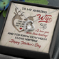 To My Amazing Wife Necklace I Love You - Happy Mother's Day Necklace - Best Gift for Her - Coustom Necklace for Wife - the One Who Did'nt Get Away! - Love From Husband More Than Hunting