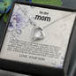 To My Mom Necklace Gifts Meaningful Gift to Mom from Son, Sentimental Mother's Day Gift for Mom from Son, Unique Moms Birthday Gift Ideas, Mom's Birthday Gift Happy Mother's Day Gift 2025 Jewelry with Message Card and Gift Box