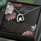 To My Wife Wedding Anniversary Gift - To My Wife Necklace With Message Card - Anniversary Gift For Wife - To My Queen - To My Wife Necklace Anniversary Gift For Wife