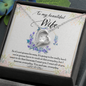 To My Beautiful Wife - You And Me Forever Everyday - Romantic Message from Hubby - Best Gift for Wife - Birthday Gift for her - Handmade Necklace for soulmate