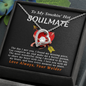 To My Smokin' Hot Soulmate Love Always Your Welder - To My Queen - To My Wife Necklace Anniversary Gift For Wife - To My Wife Necklace With Message Card