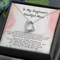 To My Boyfriends Beautiful Mom Necklace, Mothers Day Gifts For Boyfriends Mom From Girlfriend, Personalized Gifts For Mother In Law, Mother's Day Necklace, Best Birthday Present To My Boyfriend Mom Christmas Present Ideas