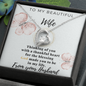 Gift for Wife From Husband - To My Beautiful Wife - Love From Your Husband - To My Wife Necklace With Message Card -  wife gift from husband future husband - Wife Birthday Gift -  Anniversary Gift For Wife from Husband