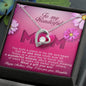 Mothers Day Gifts for Mom Grandma Heart Necklace Gifts for Daughter Granddaughter, To My Wonderful Mother Mom Necklace Gifts Jewelry, Birthday Gifts for Mom, To My Mom Necklace Gifts Meaningful Gift to Mom from Daughter Kids Without You There Is No Me