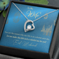 To My Wife Necklace - BEAUTIFUL EID GIFT FOR WIFE - LOVE KNOT -  Couple Necklace Set - Customize Couple Necklace -Valentine's day gift -Gift for her him -Anniversary gift