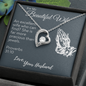 For My Beautiful Wife Love Your Husband, To My Wife Necklace, Valentines Day Gifts For Wife, Wife Birthday Gift, Anniversary Gift For Wife from Husband, Necless Gift for your Honourable soulmate