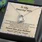 To My Amazing Wife Necklace - Gift For Wife - Still Choose You - Love Knot - Forever love Necklace for wife - Forever love from husband - Love for soulmate - Gift for soulmate - Couple Necklace Set - Friendship Necklaces - Customize Couple Necklace