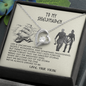 Premium Necklace for Your Beloved Shieldmaiden - From Viking - Love Your Viking - to My Wife Necklace With Message Card - Wife Gift From Husband Future Husband -anniversary Gift for Wife