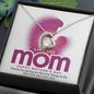 Love You Mom Forever Love Necklace, Mom Gifts Jewelry Mothers Anniversary Jewelry Gifts for Women Birthday Unique Necklace With Heartfelt Message & Lighted Box, Mother Necklace, Jewelry for Mom