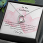 To My Soulmate - I Love You Necklace - To My Wife Necklace From Husband - Wife Birthday Surprise- Golden colour Neckless for Beloved wife - Best Birthday Gift for her