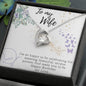 To My Wife Necklace - Gift for Wife Birthday Marriage - Happy Birthday My Love - Best Birthday Gift for her - Necklace Gift for newly married couple - Gift for her