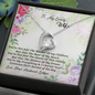 Love knot Pendant Necklace  - Message card for wife - To My Love Wife Necklace - Love your husband lathan - Love Your Husband Lathan