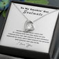 To My Smokin' Hot Soulmate - I love you Necklace - To My Queen - To My Wife Necklace Anniversary Gift For Wife - Romantic Wife Gift - Soulmate Gift from Husband - Birthday Gift for Wife