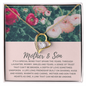Mother and Son Necklaces for Women, Meaningful Gift to Mom from Son I Love You Necklace, Sentimental Mother's Day Gift for Mom from Son, Unique Moms Birthday Gift Ideas, Mom Necklace, Mother Necklace, Jewelry for Mom, Mother's Day Gift, Gifts for Women