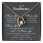 To My Soulmate Necklace - I Choose You - To My Wife Necklace From Husband - To My Queen - To My Wife Necklace Anniversary Gift For Wife - Anniversary Gift For Wife from Husband