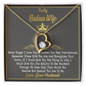 To My Bad Ass Wife - Crown - Necklace - Gift for Wife From Husband - Necklace for Soulmate - Couple Necklace Set - Friendship Necklaces - Customize Couple Necklace - Handmade Necklace for Wife
