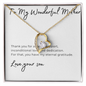 Gifts for Mother, Mom Necklace, Mother Necklace, Jewelry for Mom, Mother's Day Gift, Forever Love Necklace for Women Grandma Aunt Stepmother Sister Mom Gifts Jewelry Mothers Anniversary Jewelry Gifts for Women Birthday Unique Necklace