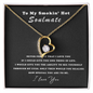 My Soulmate, I Love You - Necklace - to My Wife Necklace From Husband - to My Soulmate Necklace for Women - Valentine's Day Gift - Gift for Her Him - Anniversary Gift