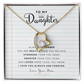 Daughter Necklace from Mom Mommy Mother Valentines Birthday Gifts for Kids Girls Teen Tween Jewelry, Meaningful Message Card Jewelry Box, Gift for Daughter's Birthday Graduation 2026