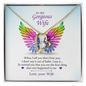 To my Gorgeous Wife PRIDE - Love Your Husband - To My Beautiful Wife Necklace Boxed Jewellery - Card Gift for Wife from Husband Lover