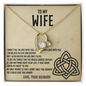 Necklace for Your Wife - an Eternal Love - Love Your Husband - to My Wife Necklace From Husband, to My Soulmate Necklace for Women - Soulmate Necklace for Women - Custom Necklace for Wife
