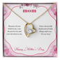 Mothers Day Gifts For Mom From Son Daughter Kids, Mom Necklace For Women, New Mom Gifts, Birthday Christmas Gifts With Heartfelt Message & Lighted Box