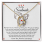 To My Wife Necklace From Husband - Personalized Wife Necklace Gift - To My Soulmate - Forever and Always - Necklace - Romantic message card from husband