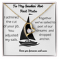To My Smokin' Hot First Mate - Admired Your Jib Forever Love Necklace - To My Wife Necklace From Husband - To My Queen - To My Wife Necklace Anniversary Gift For Wife