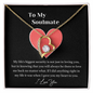 My Soulmate - I Love You - Necklace - Golden colour Neckless for Beloved wife - Golden colour Neckless for Beloved wife - Friendship Necklaces - Couple Necklace Set - Wife Gift - Wife Necklace