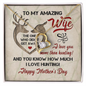 To My Amazing Wife Necklace I Love You - Happy Mother's Day Necklace - Best Gift for Her - Coustom Necklace for Wife - the One Who Did'nt Get Away! - Love From Husband More Than Hunting