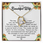 Gift For Wife - Unconditional Love - Love Knot - Wife Birthday Gift -  Anniversary Gift For Wife from Husband -  Necklace For Wife From Husband -  Gifts For Her, - Birthday Gifts For Wife - Valentine Gift for wifey - Love locket for Beloved wifey