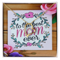 To The Best Mom Ever Forever Love Necklace Gifts Jewelry, Sentimental Gifts for Mom Mother from Daughter Son, Mom's Birthday Gift Mother's Day Gift Jewelry with Message Card and Gift Box, Jewelry for Mom