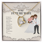 To My Future Wife Necklace - Two hearts for wife - Necklace for wife - To My Wife Necklace From Husband - To My Soulmate Necklace For Women - Birthday Gift for Wife