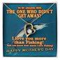To My Amazing Wife - Blue Marlin - I Love You More Than Fishing - Necklace for Soulmate - Love From Husband - Necklace for Wifey - Lovely Necklace for Wifey - Mother's Day Gift for Wifey - Soulmate Gift