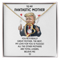 Trump Great Mom Forever Love Necklace, Funny Mothers Day Gift Ideas, Fun Gift For Republican Moms, Mom Gifts Jewelry Mothers Anniversary Jewelry Gifts for Women Birthday Unique Necklace