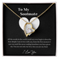 To My Wife Necklace From Husband - to My Soulmate Necklace for Women - My Soulmate, Love You - Necklace - Gift for My Wife -  Romantic Wife Gift - Gift for Soulmate