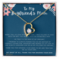 To My Boyfriends Mom Necklace, Mothers Day Gifts For Boyfriends Mom From Girlfriend, Personalized Gifts For Mother In Law, Mother's Day Necklace, Best Birthday Present To My Boyfriend Mom Christmas