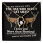 I Love You More Than Hunting - To My Trophy Wife - Best Gift for wife - Anniversary Gift For Wife from Husband - Romantic Neckless for wife - Romantic message for soulmate - To My Wife Necklace With Message Card