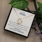 The Perfect Gift for Your Wife Necklace - Love Your Husband - Couple Necklace Set - Friendship Necklace - to My Wife Necklace - Valentines Day Gifts for Wife - Necklace for Wife From Husband