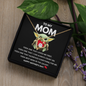 To My Mom Happy Mother's Day Gifts, Baby Yoda Lover Mom Grandma Girlfriend Wife Sister Daughter Granddaughter Necklace Christmas Birthday Valentines Gift Forever Love Necklace Pendant Jewelry with Message Card and Gift Box Present