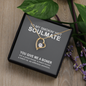 To My Smokin' Hot Soulmate - You Give Me A Boner - To My Wife Necklace With Message Card - Anniversary Gift For Wife - To My Beautiful Wife Necklace Boxed Jewellery - Personalised Card Gift for Wife from Husband Lover - Dirty Talk message Card