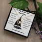 To My Smokin' Hot First Mate - Admired Your Jib Forever Love Necklace - To My Wife Necklace From Husband - To My Queen - To My Wife Necklace Anniversary Gift For Wife
