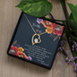 To My Wife - Necklace Gift Set  - To My Wife Necklace Anniversary Gift For Wife - Gift For Wife- To My Queen - Birthday Gift For Wife - To My Wife Necklace With Message Card