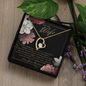 To My Wife Wedding Anniversary Gift - To My Wife Necklace With Message Card - Anniversary Gift For Wife - To My Queen - To My Wife Necklace Anniversary Gift For Wife