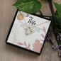 Gift for Wife Birthday - To My Wife Necklace - Happy Birthday My Love - To My Wife Necklace With Message Card - wife gift from husband future husband - Anniversary Gift For Wife -  Gift For Her,Handmade Jewelry