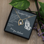 For My Beautiful Wife Love Your Husband, To My Wife Necklace, Valentines Day Gifts For Wife, Wife Birthday Gift, Anniversary Gift For Wife from Husband, Necless Gift for your Honourable soulmate