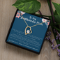 To My Boyfriends Mom Necklace, Mothers Day Gifts For Boyfriends Mom From Girlfriend, Personalized Gifts For Mother In Law, Mother's Day Necklace, Best Birthday Present To My Boyfriend Mom Christmas