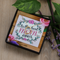 To The Best Mom Ever Forever Love Necklace Gifts Jewelry, Sentimental Gifts for Mom Mother from Daughter Son, Mom's Birthday Gift Mother's Day Gift Jewelry with Message Card and Gift Box, Jewelry for Mom
