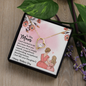 To My Mom Happy Mothers Day Gift Ideas, Mothers Day Gifts For Mom From Daughter Mother Necklace For Women New Mom Gifts Birthday Christmas Gifts With Heartfelt Message & Lighted Box, Just Like Your Daughter Present